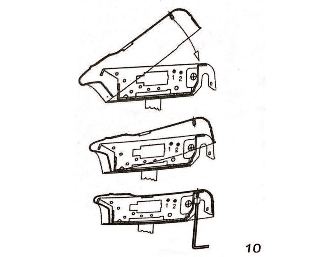 جاگذاری قاب قفل برقی